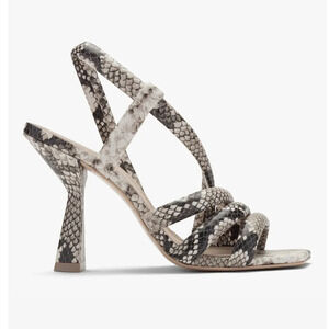 NEW Mercedes Castillo Women’s Size 5.5 Aline High Snake Embossed Heels
